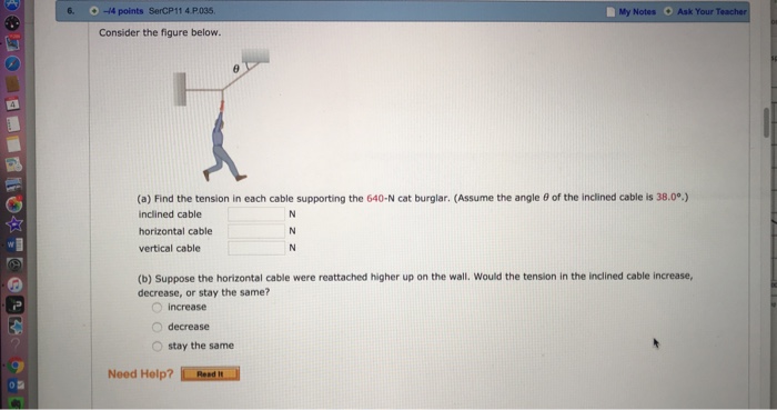 Solved 6 4 Points My Notes Ask Your Teacher SerCP 114P035 Chegg