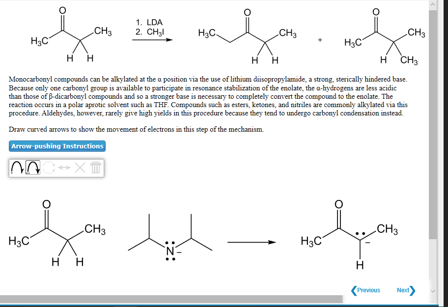 Solved 1 LDA 2 CH31 CH3 Н CH3 Monocarbonyl compounds can Chegg