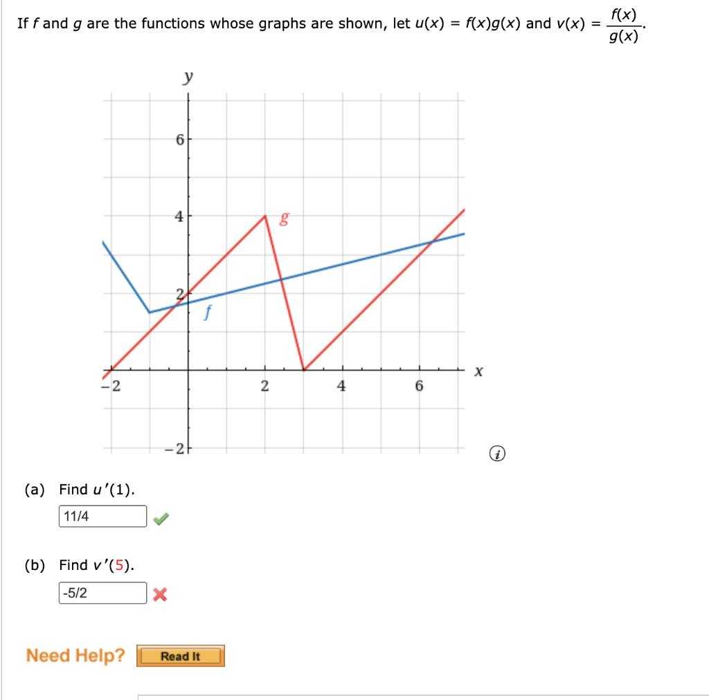 Solved If F And G Are The Functions Whose Graphs Are Shown Chegg