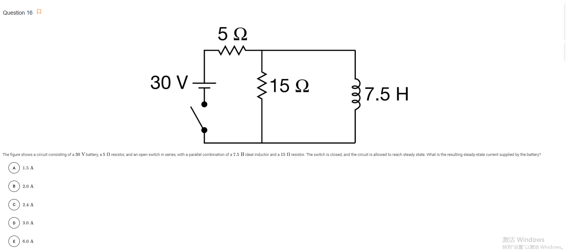 Solved Question 130 A Resistor R An Inductor L And A Chegg