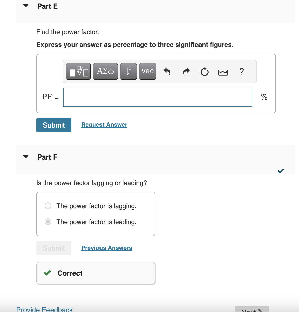 Solved Find The Phasor Current I Enter Your Answer Using Chegg