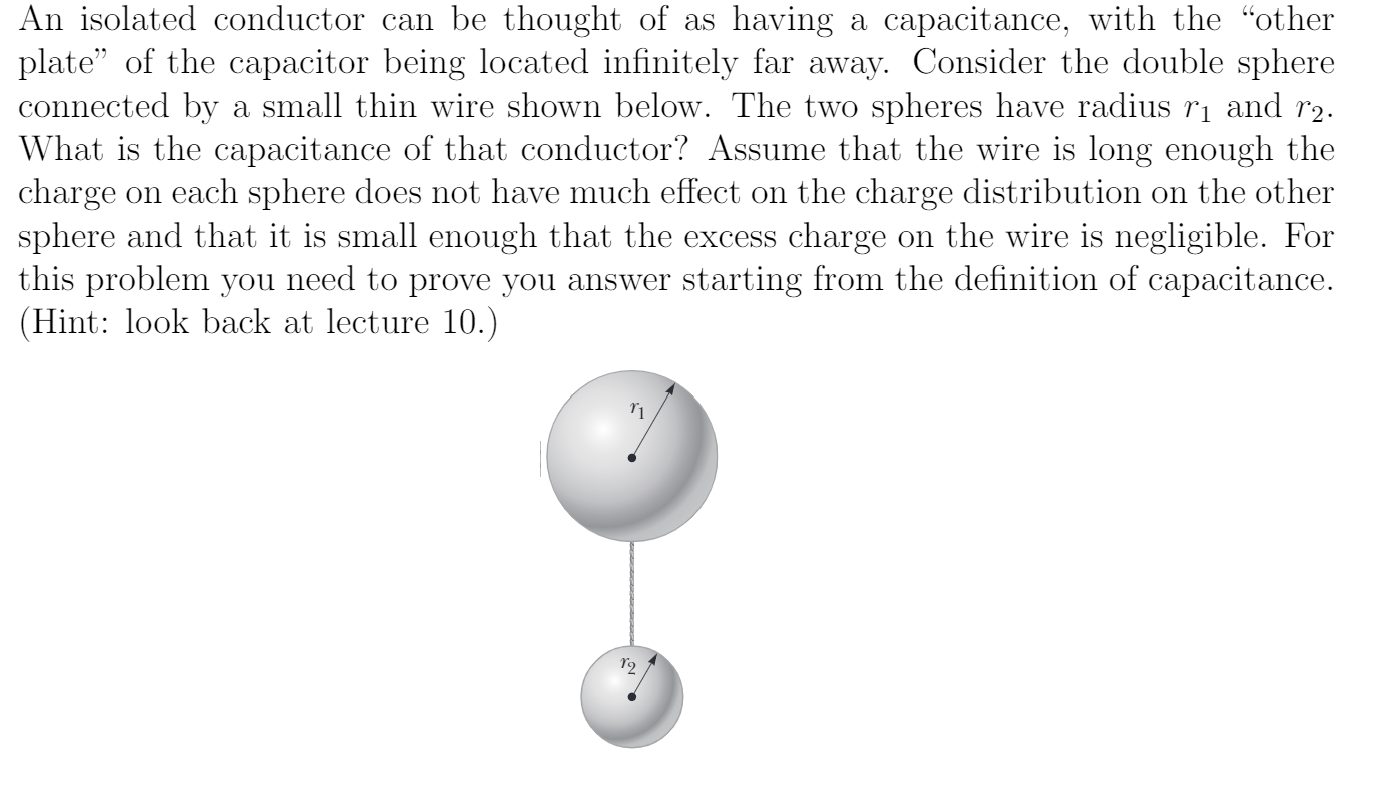 Solved An Isolated Conductor Can Be Thought Of As Having A Chegg