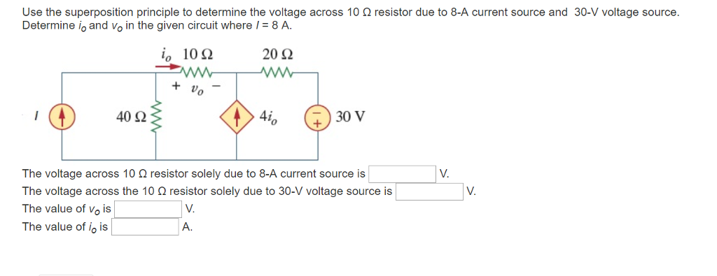 Solved For The Given Linear Circuit Use Linearity To Chegg