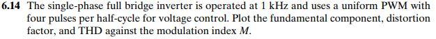 Full Bridge Inverter Input Impedance Analysis