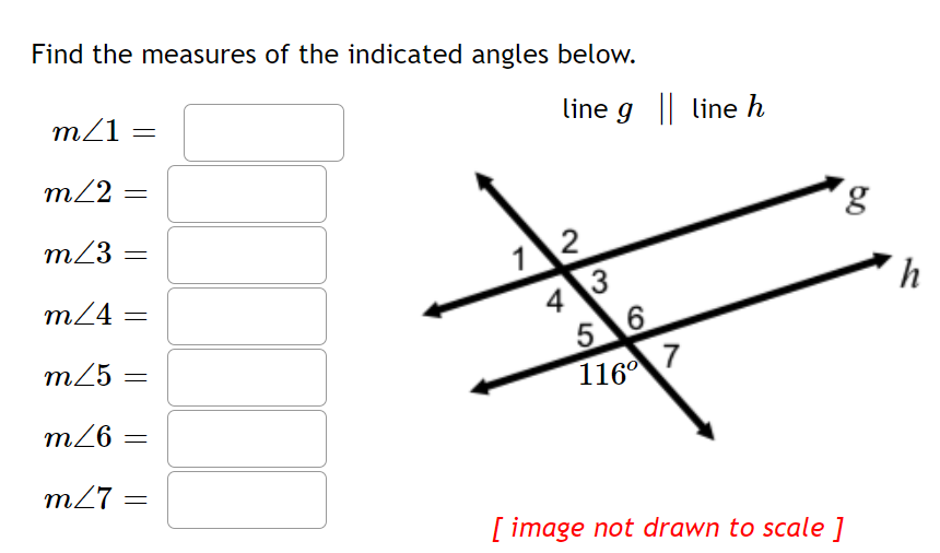 Solved Find The Measures Of The Indicated Angles Below Line Chegg