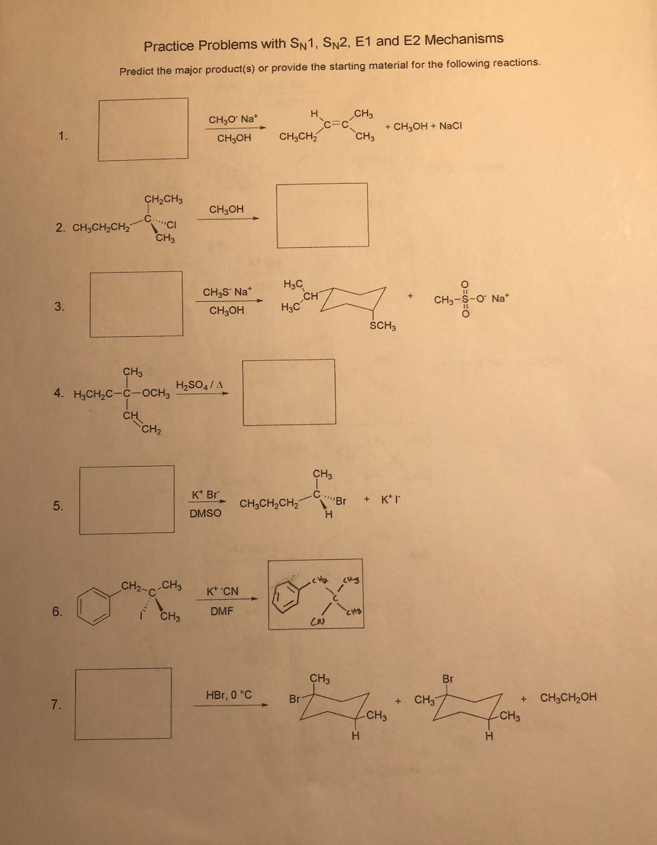 Solved CI CH3 3 C CH3 3 CH3O Na 8 H3C CH3OH CHE H 33 Chegg