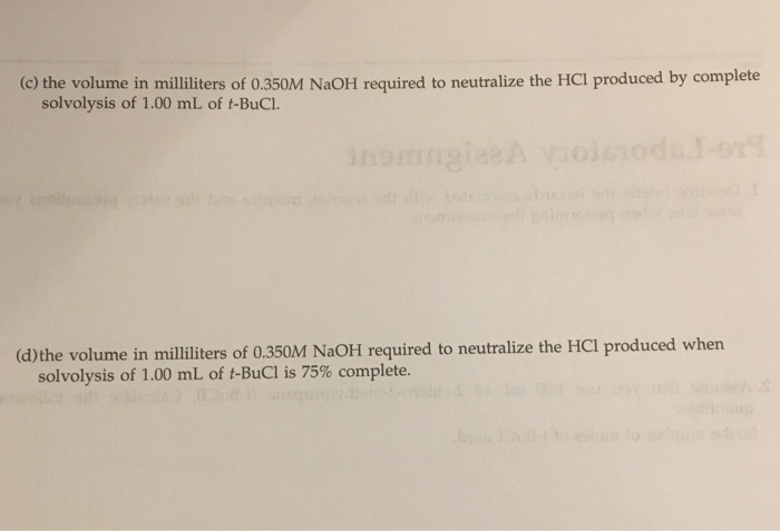 Solved The Volume In Milliliters Of M Naoh Required To Chegg