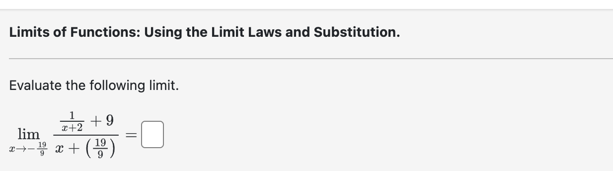 Solved Limits Of Functions Using The Limit Laws And Chegg