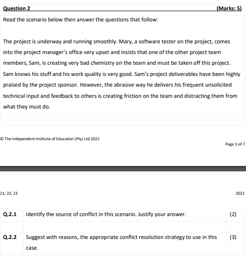 Solved Read The Scenario Below Then Answer The Questions Chegg