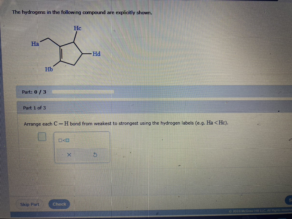 Solved The Hydrogens In The Following Compound Are Chegg