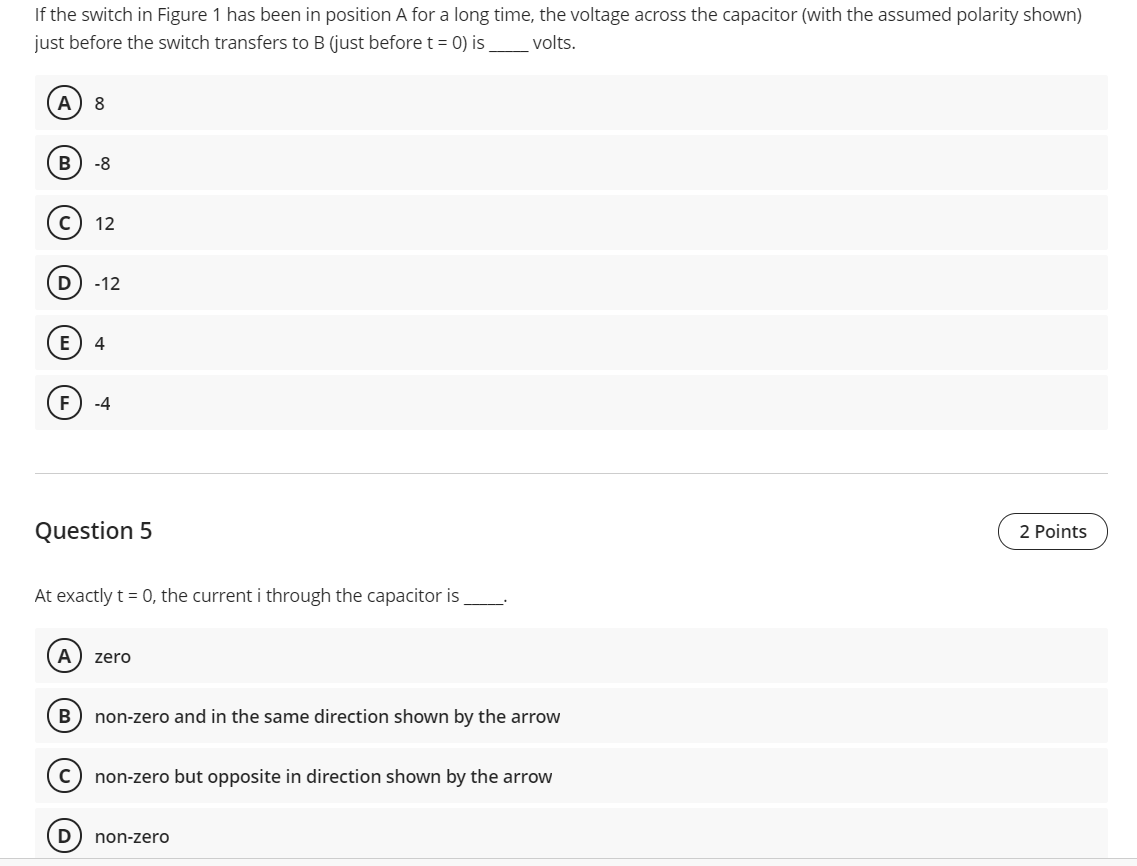 Solved The Following Questions Relates To The Circuit Shown Chegg