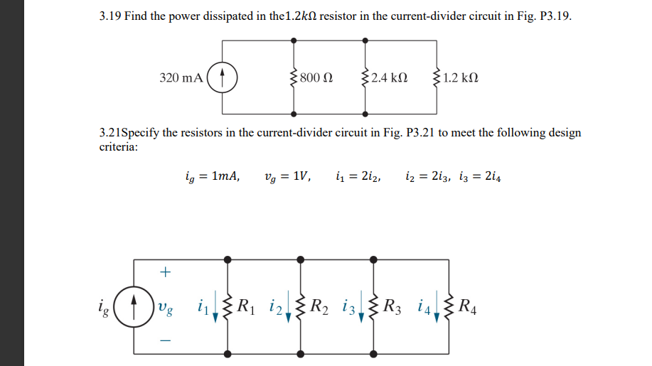 Solved Find The Power Dissipated In The K Resistor Chegg