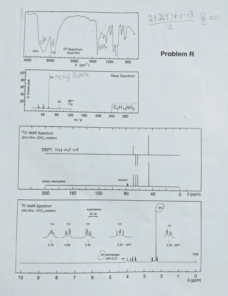 Solved C Spectroscopy Problem Set Answer Sheet For Chegg