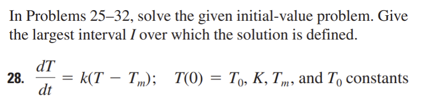 Solved In Problems 2532 Solve The Given Initial Value Chegg