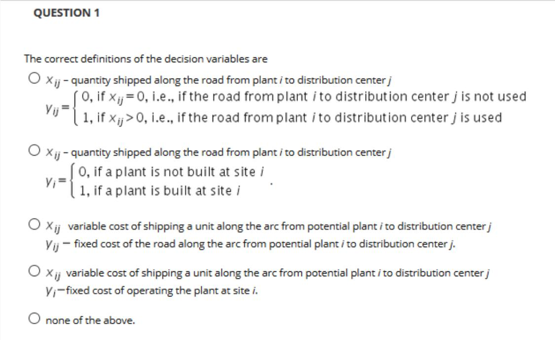 Use The Following Scenario And Data For Questions 1 Chegg