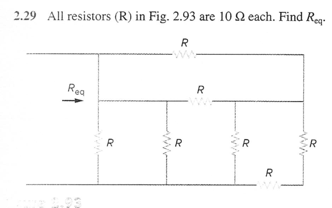 Solved All Resistors R In Fig Are Each Chegg