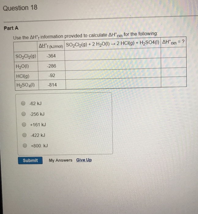 Solved Use The Delta H Degree F Information Provided To Chegg