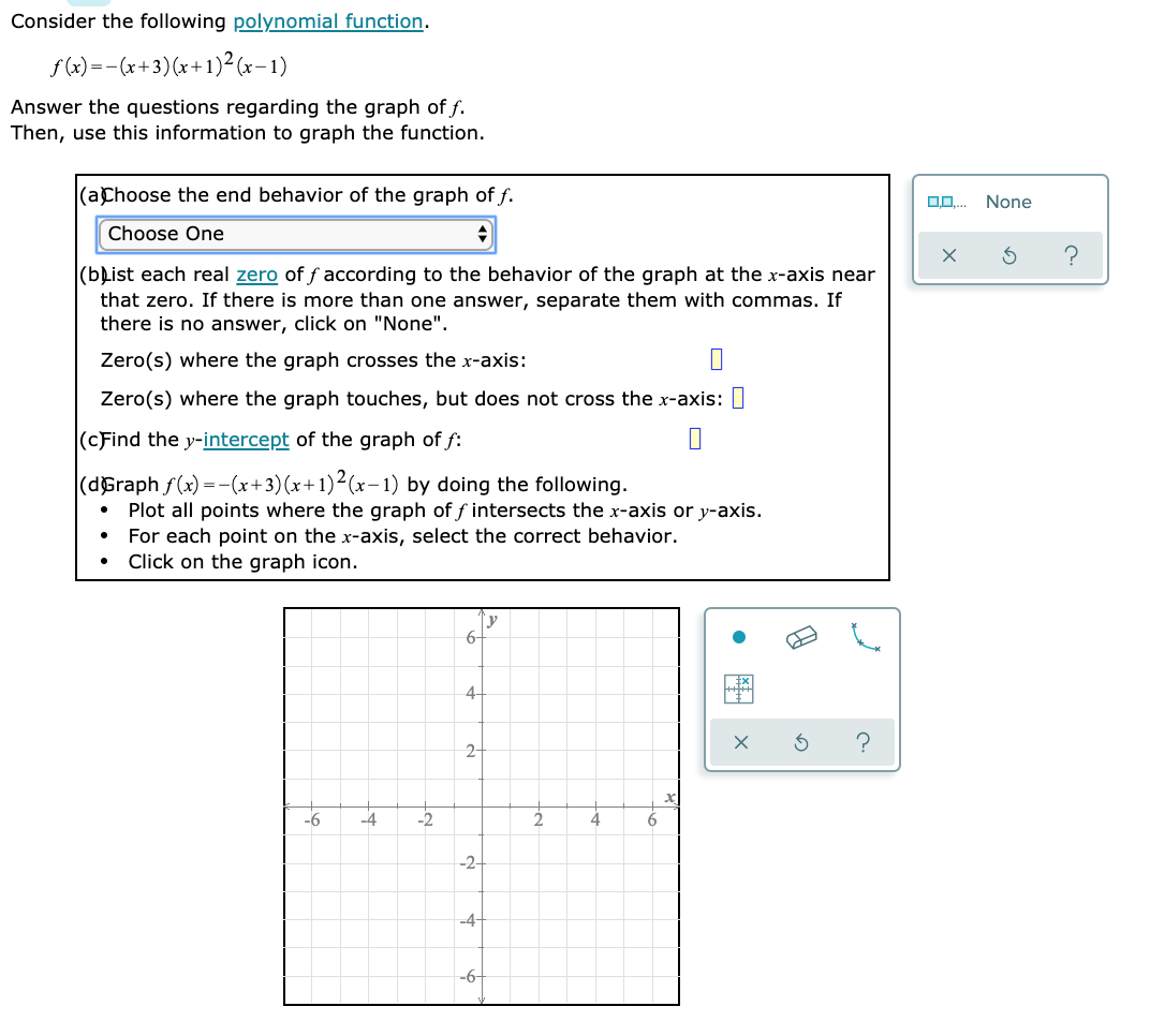 Solved Consider The Following Polynomial Function F Chegg