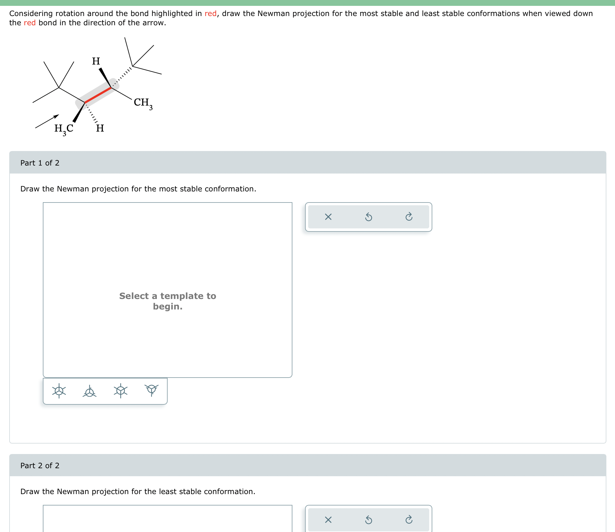 Solved Considering Rotation Around The Bond Highlighted In Chegg