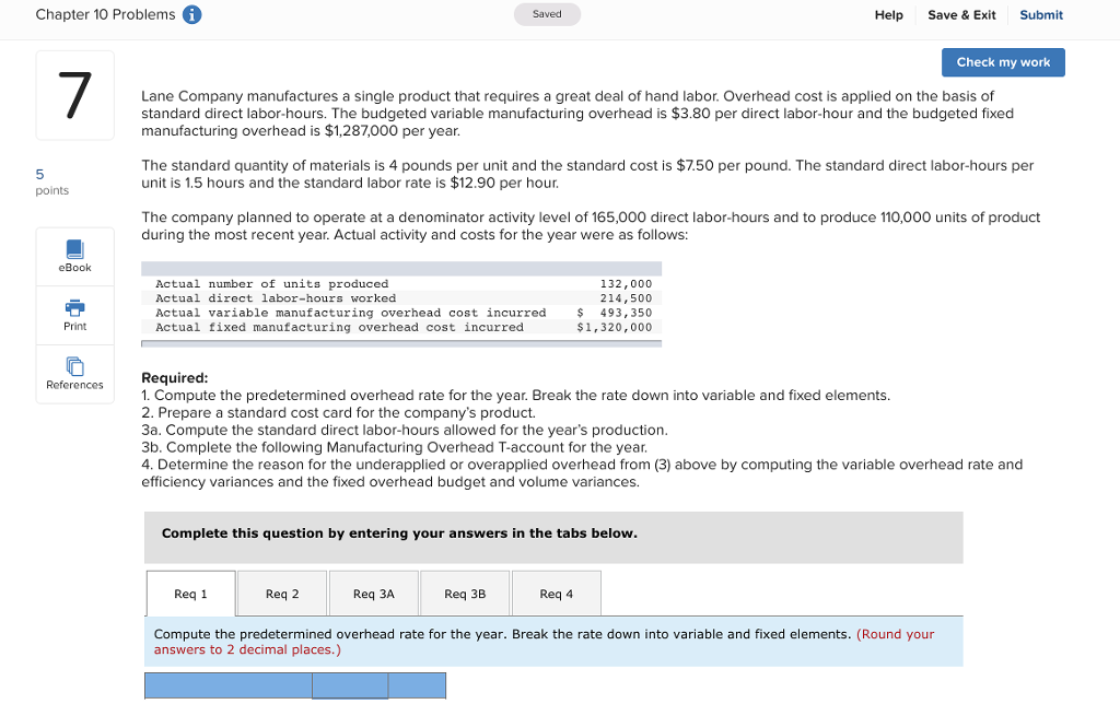 Solved Chapter Problems Saved Help Save Exit Submit Chegg