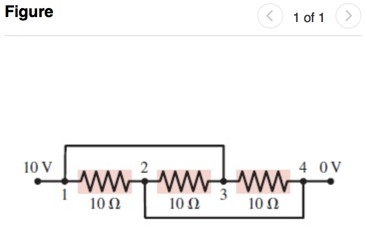 Solved Three Resistors Are In The Circuit Shown In Chegg