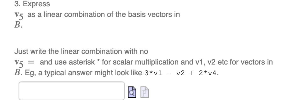 Solved Let S V1 V2 13 14 15 Be A Set Of Five Vectors Chegg