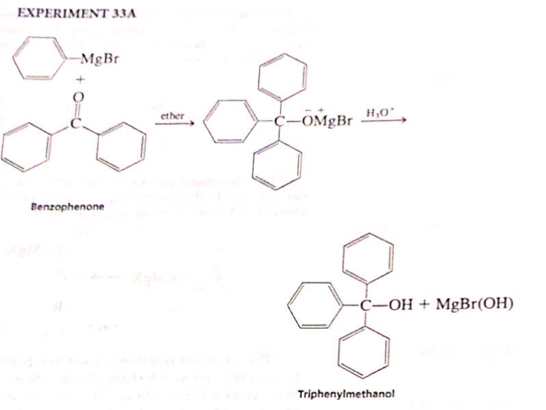 Solved Bromobenzene Phenylmagnesium Bromide EXPERIMENT 33A Chegg