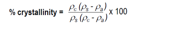 Solved Derive Totally Crystalline And Totally Amorphous Chegg