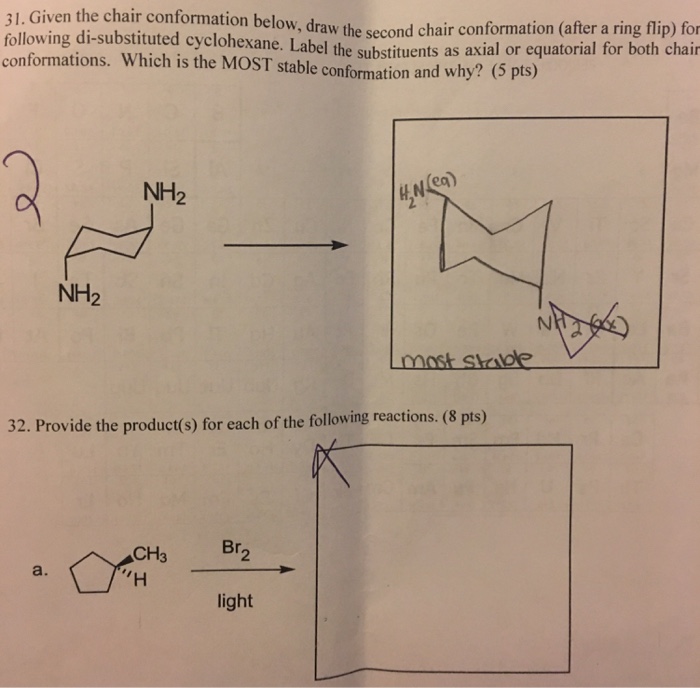 Chair Conformation Practice Problems