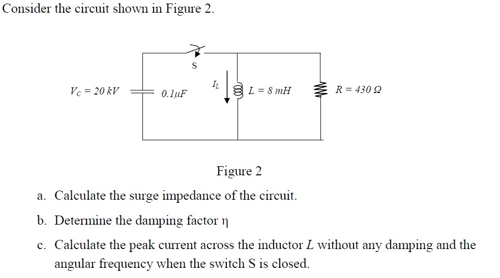 Solved Consider The Circuit Shown In Figure Vc Kv Chegg