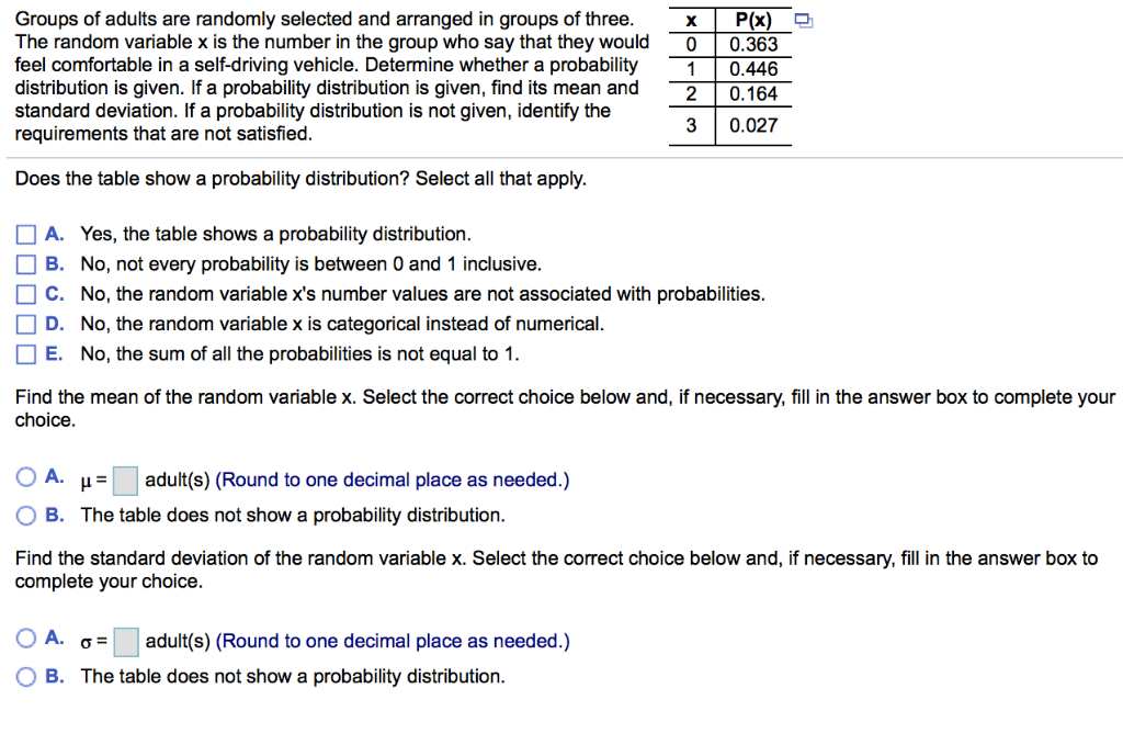 Solved Groups Of Adults Are Randomly Selected And Arranged Chegg