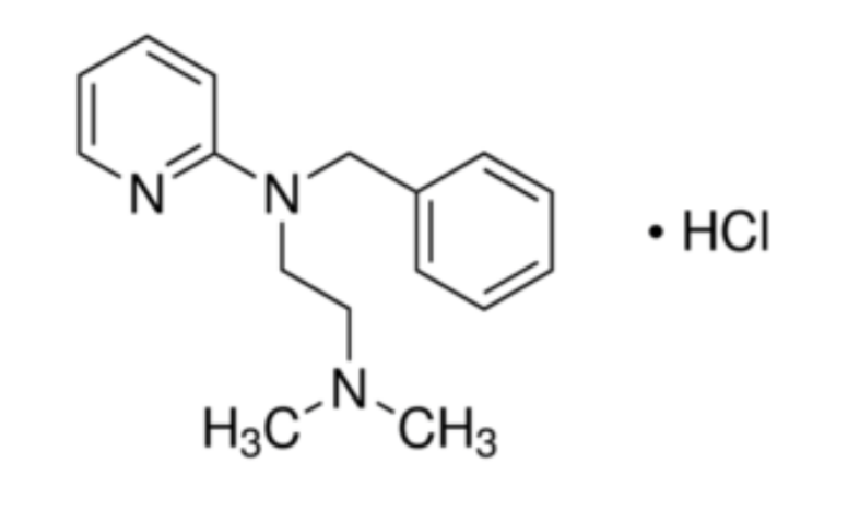 Solved Ripelennamine Is A Histamine H1 Antagonist With Low Chegg