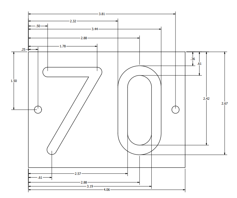 Solved Write Gcode Flat Endmill Holes Are Tapped Chegg