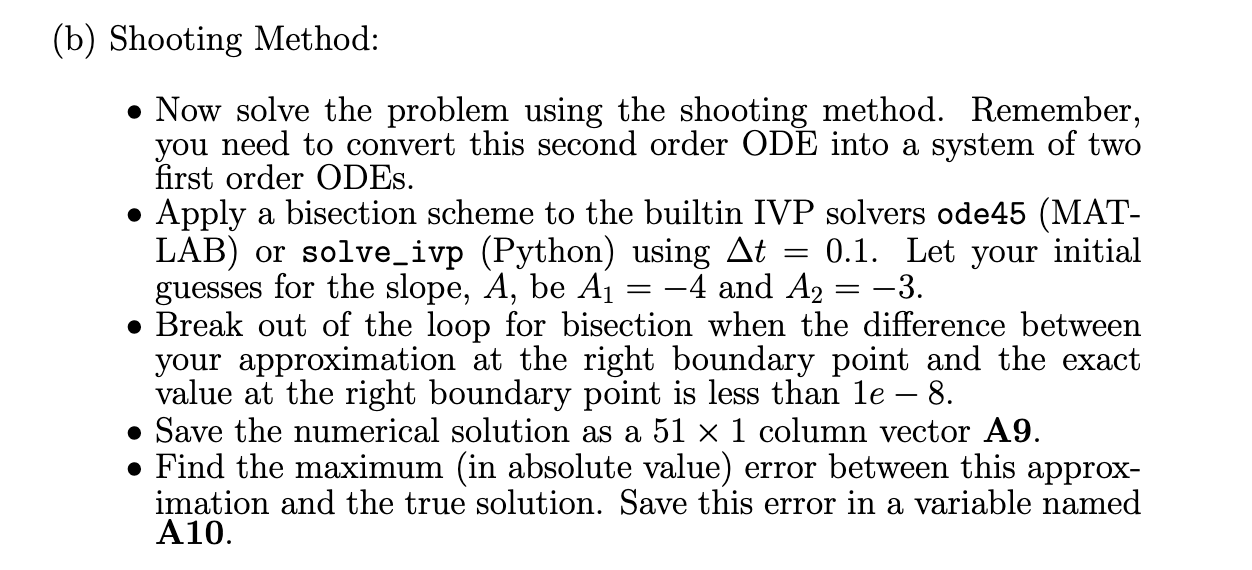 2 Consider The Boundary Value Problem BVP Chegg