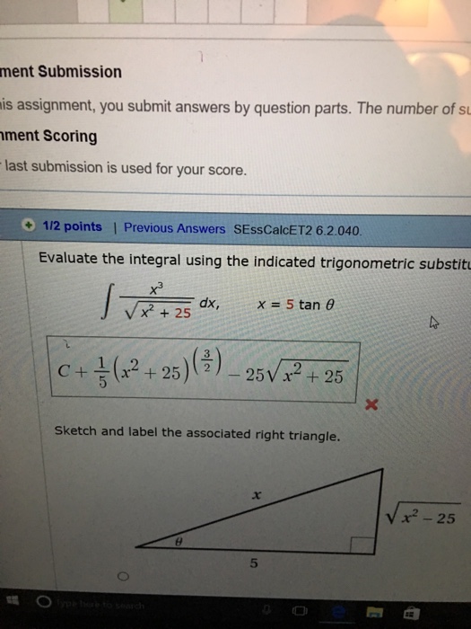 Solved Evaluate The Integral Using The Indicated Chegg