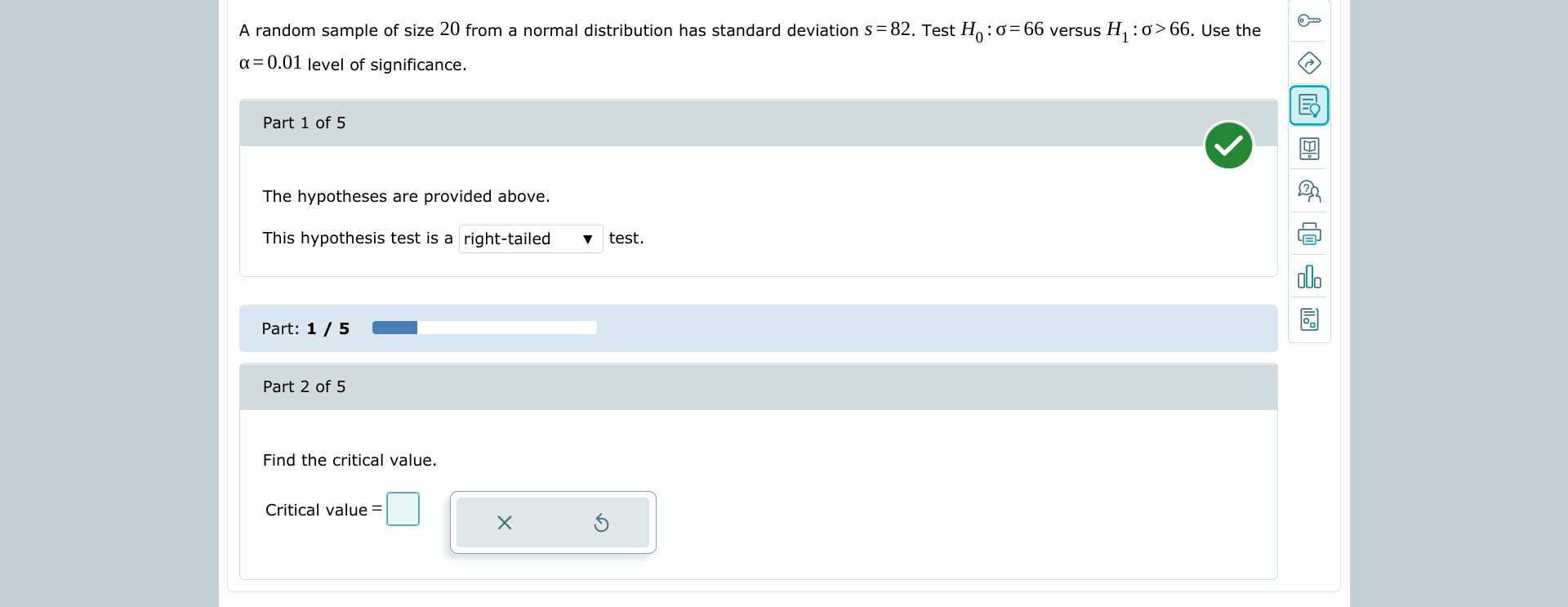 Solved A Random Sample Of Size From A Normal Distribution Chegg