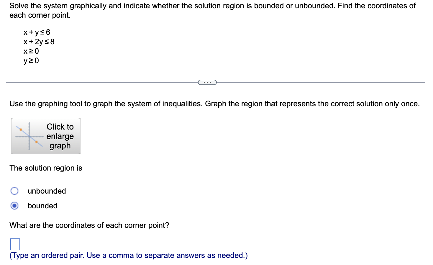 Solved Solve The System Graphically And Indicate Whether The Chegg