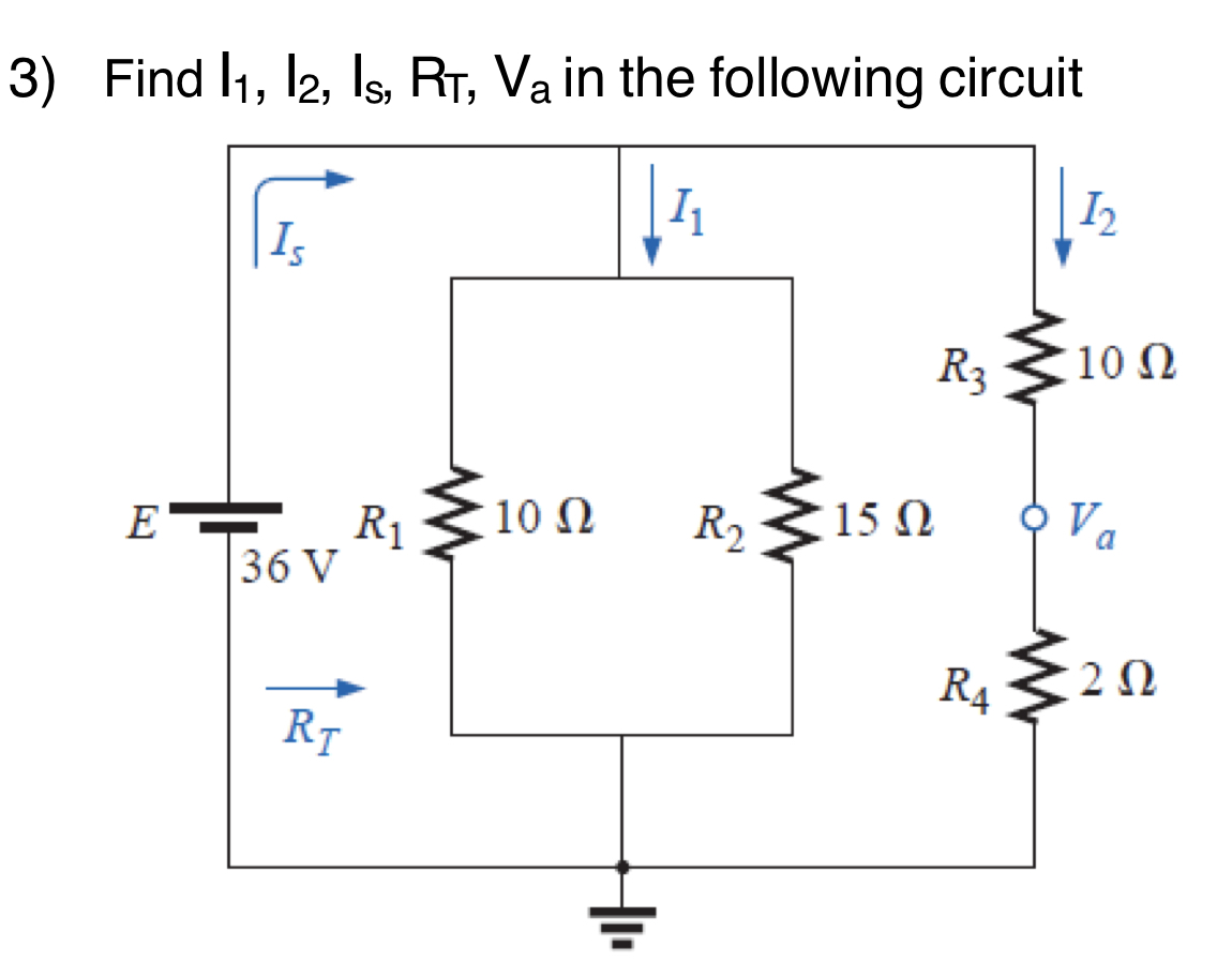 Solved Find I1 I2 And I3 In The Following Circuit 2 Find Chegg