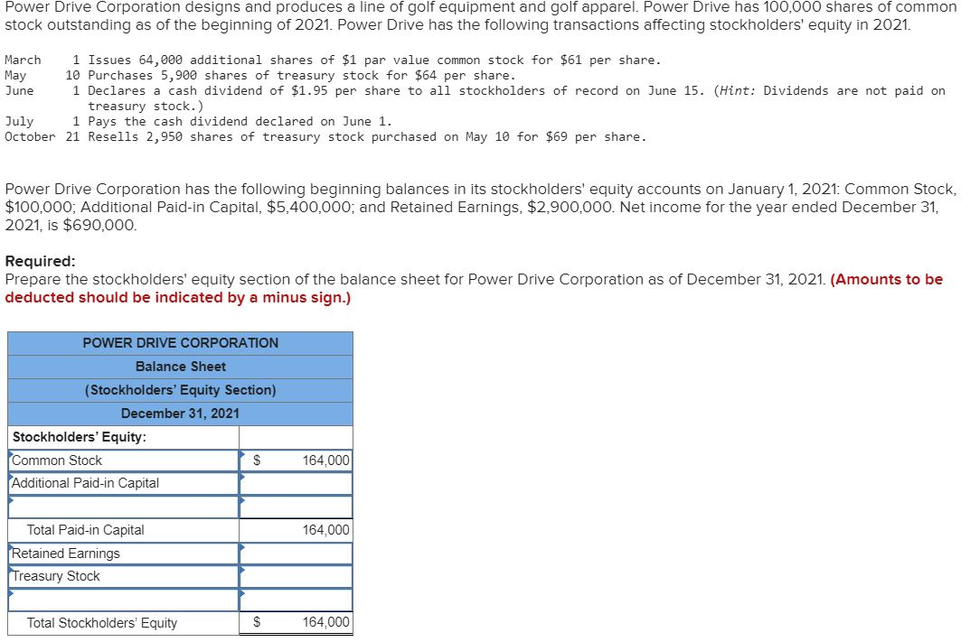 Solved Power Drive Corporation Designs And Produces A Line Chegg