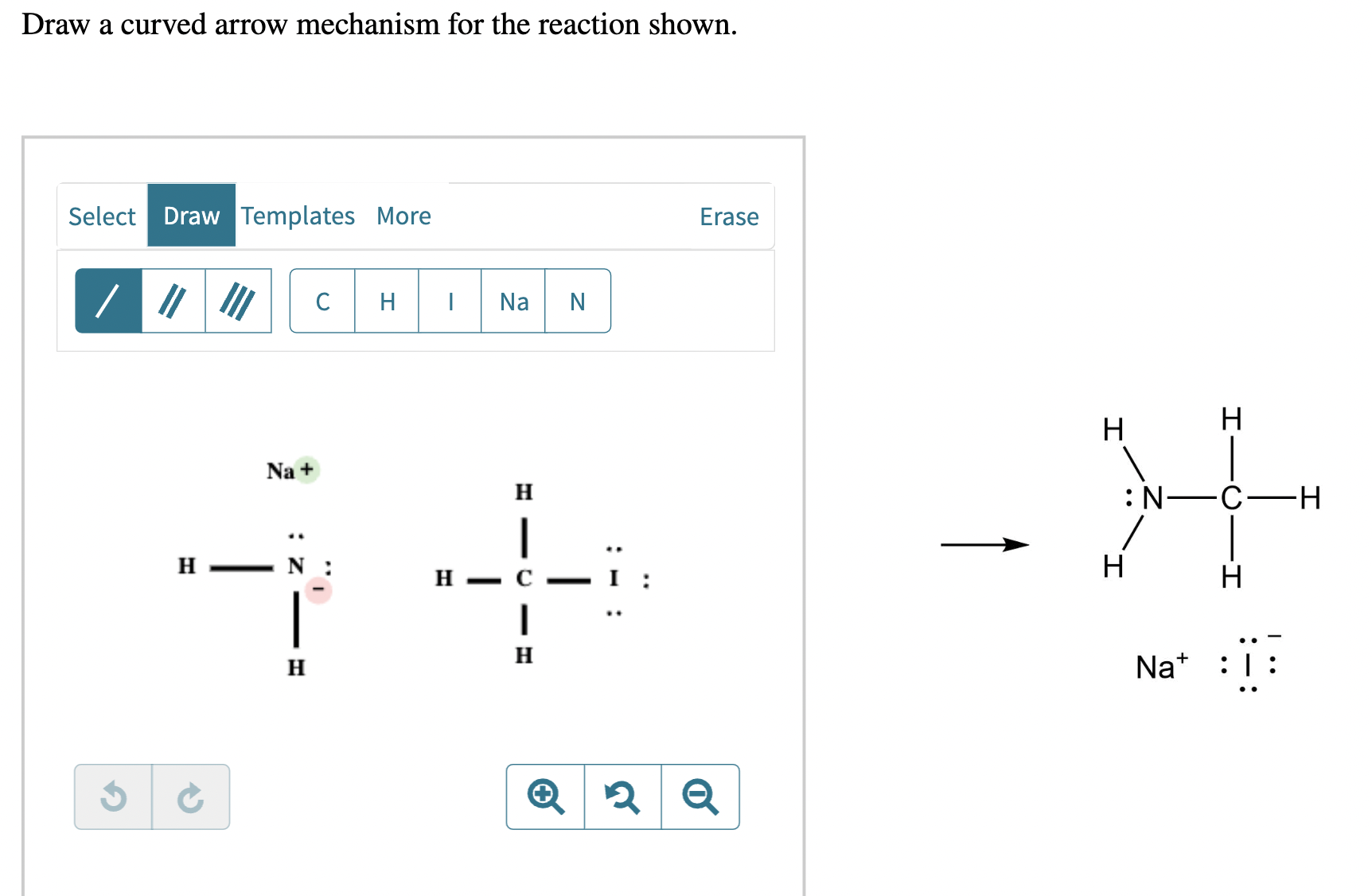 Solved Draw A Curved Arrow Mechanism For The Reaction Sh