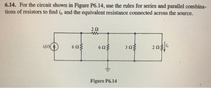 Solved 6 14 For The Circuit Shown In Figure P6 14 Use The Chegg