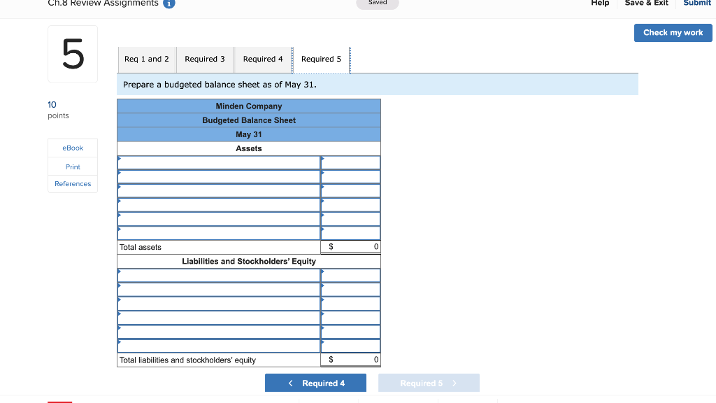 Solved Points Ebook Print References Check My Work Chegg