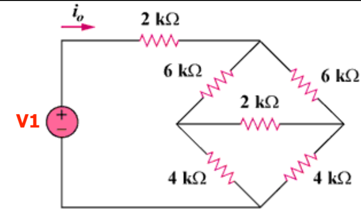 Solved For The Circuit Shown Above Find The Value Of Io Chegg