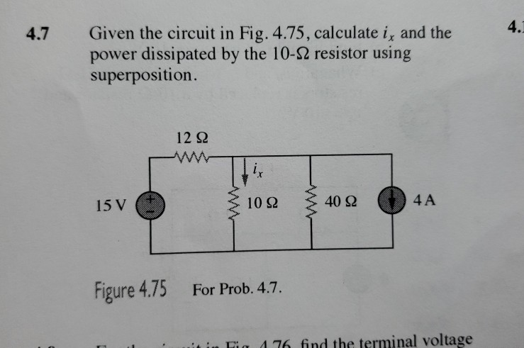 Solved Given The Circuit In Fig Calculate Ix And The Chegg