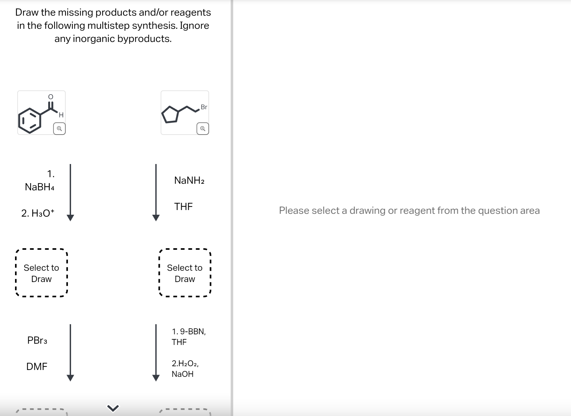 Solved Choose The Best Set Of Reagents Conditions To Chegg