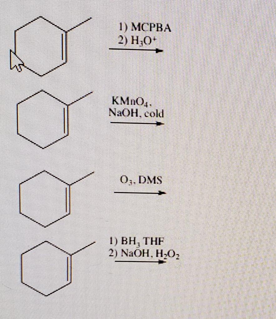 Solved Br LDA Br H0 1 Hg OÀc H 2 NaBH BI KCN Cetonº Chegg