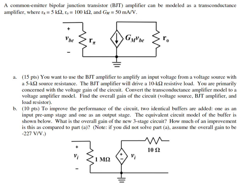 A Common Emitter Bipolar Junction Transistor Bjt Chegg