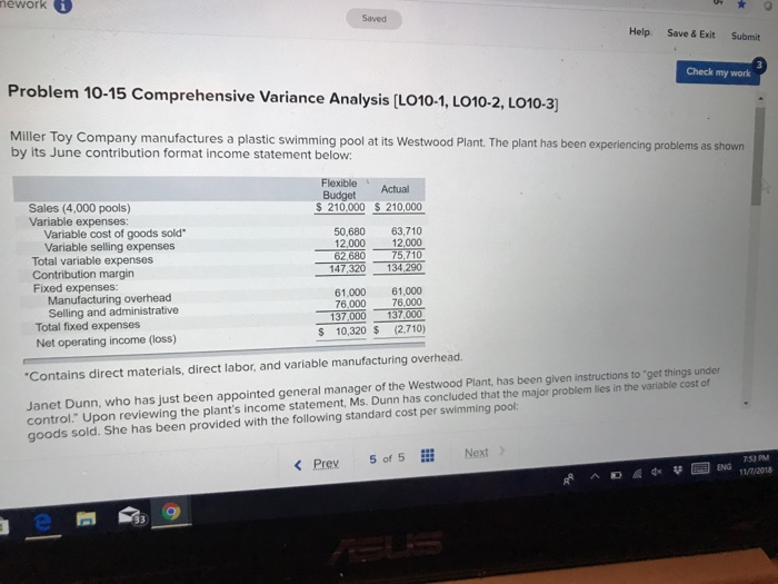 Solved Work Saved Help Save Exitsubmit Check My Work Chegg