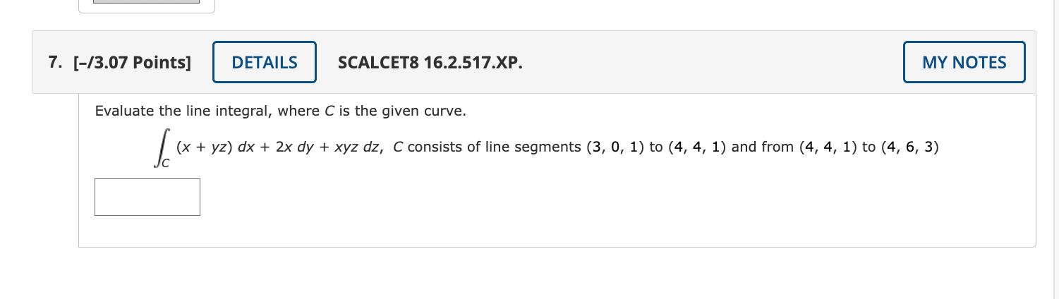 Solved Evaluate The Line Integral Where C Is The Given Chegg