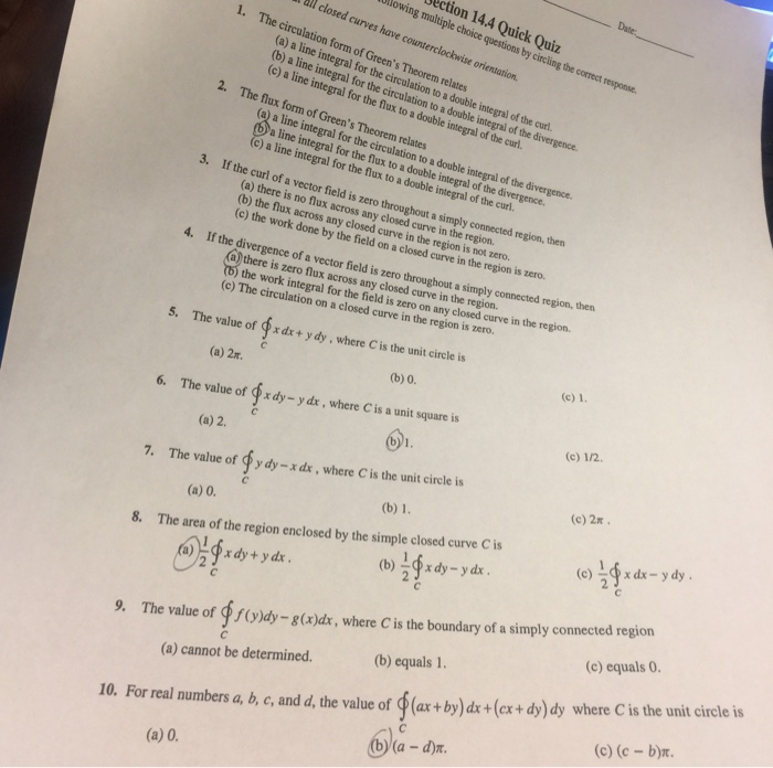 solved-the-circulation-form-of-green-s-theorem-relates-a-chegg